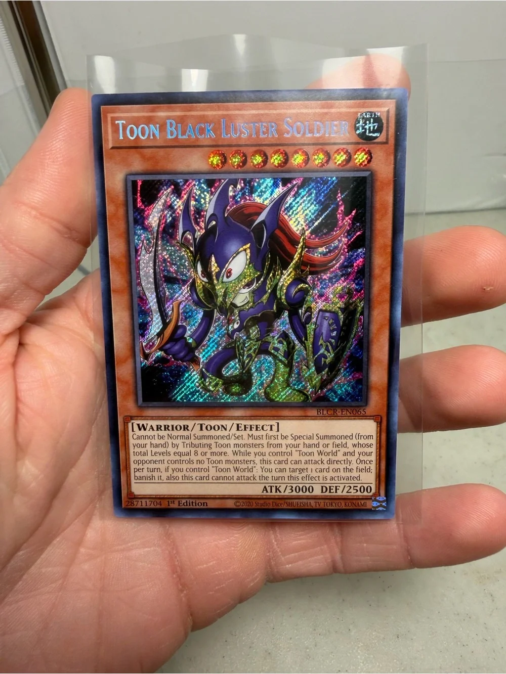 Toon Black Luster Soldier Yu-Gi-Oh BLCR-EN065